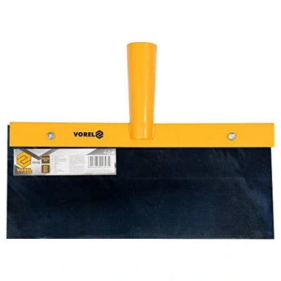 Imagen de VOREL Rasqueta para hormigón diferentes tamaños a elegir Hoja de acero muelles resistente 35 cm