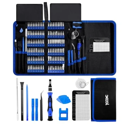 Imagen de XOOL 140 en 1 Kit de Destornilladores Precisión, Herramientas Reparación Electrónica para Ordenadores, Móviles, iPhone, MacBook, Consolas Juegos, PC, y Tablets