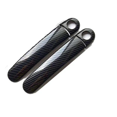 Imagen de Fundas de manija puerta coche aptas para Seat Ibiza MK3 6L 2003 2004 2005 2006 2007 2008 2009 accesorios fibra carbono cromado pegatinas modelo_5