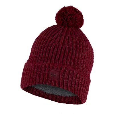 Imagen de Buff VAED Mahogany Gorro Tricot y Polar, Unisex, Rojo, Talla única