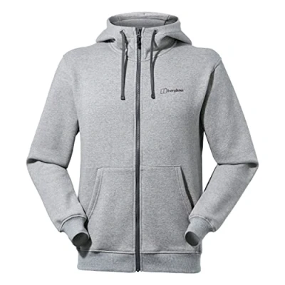 Imagen de Berghaus Chaqueta de Forro Polar con Cremallera Completa para Hombre, Sudadera Capucha, 4A001192HT6, Gris Marl Bci, S
