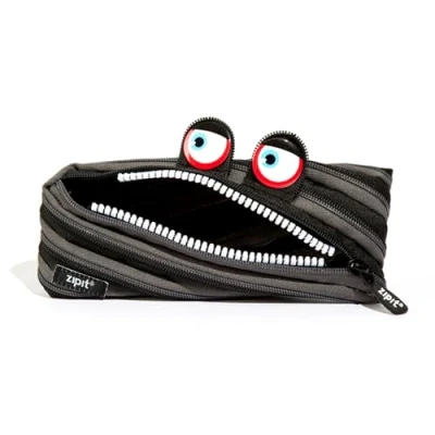 Imagen de ZIPIT Wildlings Estuche para niños lápices la escuela escolar niñas y (negro)
