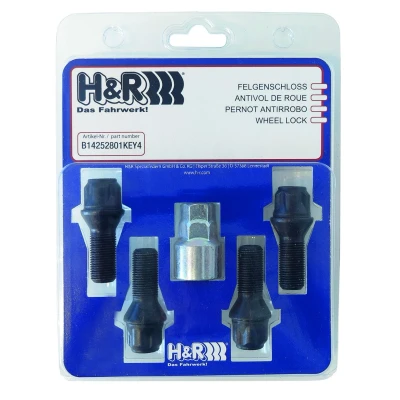 Imagen de H&amp;R B14252801KEY4 Tornillos antirrobo