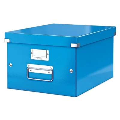 Imagen de LEITZ 60440036 Caja de archivo universal CLICK &amp; STORE mediana (281x200x369 mm) color azul