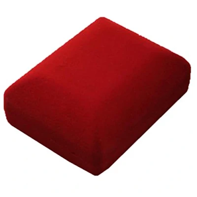Imagen de Inca Caja de Regalo Terciopelo Rojo para joyería, Collar con Colgante, Pulsera y Pendientes, 7,5 cm x 6