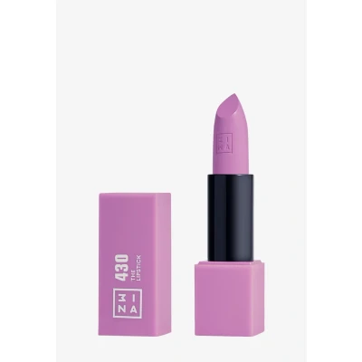 Imagen de 3INA MAKEUP The Lipstick 430 Lavanda Vivo Labial Cremoso Barra de Labios Mate con Vitamina E y Manteca Karité Alta Pigmentación Olor a Vainilla Vegan Cruelty Free