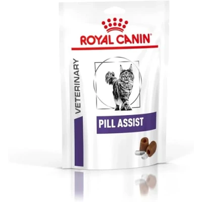 Imagen de Royal Canin Veterinary Pill Assist Cat Paquete Triple 3 x 45 g Alimento complementario para Gatos Sabrosas croquetas facilitar la administración de medicación
