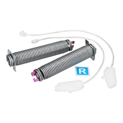 Imagen de Muelles de puerta bisagra compatibles con Bosch Siemens Neff Constructa código color Rosa incl. tirador cable para lavavajillas 00754873 754873