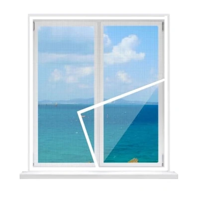 Imagen de Mosquitera Para Ventanas, 110x150cm Se Puede Pegar E Instalar Sin Taladrar Ventanas Con ProteccióN Antipolen, De BalcóN, Blanca