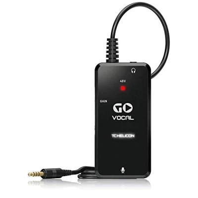 Imagen de TC Helicon GO VOCAL Preamplificador de Micrófono Premium para Dispositivos Móviles Compacto, Bajo Ruido y Sonido Alta Fidelidad