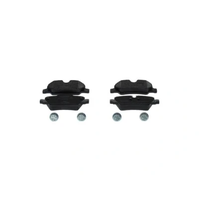 Imagen de BOSCH 0 986 495 400 Juego de pastillas freno Low Metallic Chapa antichirridos, con instrucciones montaje MINI: Hatchback, Cabrio