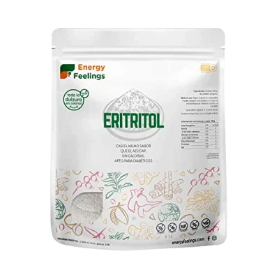 Imagen de Energy Feelings Eritritol Granulado 0% Kcal Edulcorante Y Endulzante Natural Sin Azúcar Gluten Vegano Para Cocinar