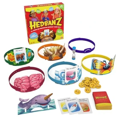 Imagen de Juegos de Mesa HEDBANZ Juego Adivinanzas Divertido para Niños y Familias Nueva Edicíon 2 6 Jugadores 6070481 7 años +