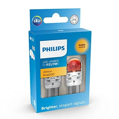 Imagen de Philips Ultinon Pro6000 LED foco de señalización para automóvil (PY21/5W amber)