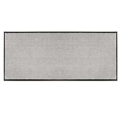 Imagen de Schöner Wohnen Kollektion Felpudo Resistente Miami empenachado 67x150 cm en Gris Lavable