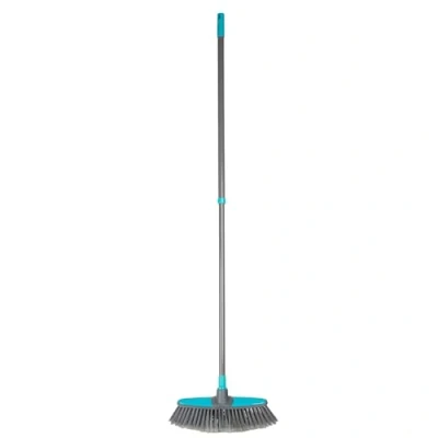 Imagen de Beldray LA071199UFFEU7 Escoba Antibac Extensible Cepillo de Barrido con cerdas Suaves antiarañazos, Mango telescópico 1,2 m, tratado protección antibacteriana, Apto para la mayoría Suelos