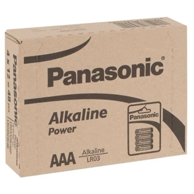 Imagen de Panasonic POWER LR03 AAA Pack de 48 pilas alcalinas