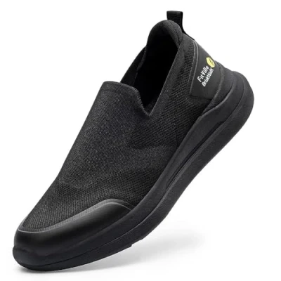 Imagen de FitVille Zapatos Sin Cordones Hombre Comodos Ligeros Mocasines Zapatillas Hormas Anchas Transpirables Slip On Convenientes para Caminar 49 EU X Ancho