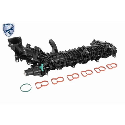 Imagen de VAICO V20 4954 Colectores de Admisión con accionador, tubo empalme, juntas tornillos BMW: 5 Touring, 6 Cabrio, 3 Sedán