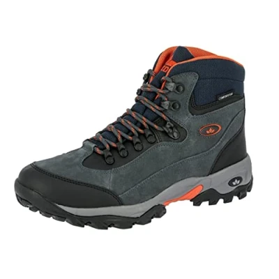 Imagen de Lico Milan, Zapatos de High Rise Senderismo Hombre, Negro (Anthrazit/Orange Anthrazit/Orange), 49 EU