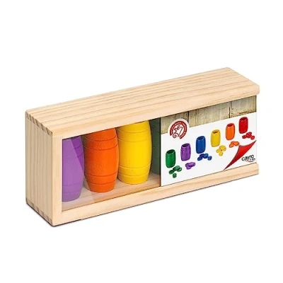 Imagen de Cayro Accesorios de Parchís + 8 Años con Cubiletes, Fichas y Dados Madera en 4 Colores Juego Mesa para Niños Adultos 2 a Jugadores