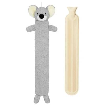 Imagen de CityComfort Bolsa Agua Caliente con Funda de Felpa Botella Caucho Natural, 1 Litro Animal Peluche Regalos Navidad (Coala Largo)