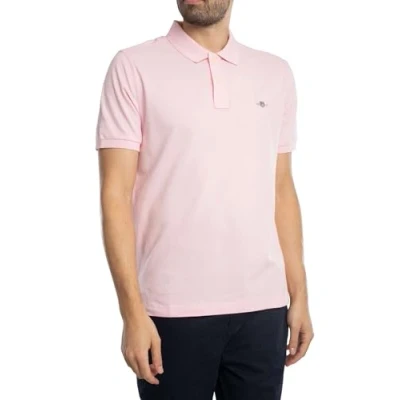 Imagen de GANT Reg Shield SS Pique Polo Camisa, Rosa, 3XL Hombres