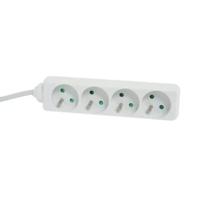 Imagen de Debflex 716343 Regleta de 4 tomas (16 A, 1 m), color blanco