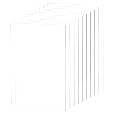 Imagen de 10 Ppezzi Fogli Acrilici Trasparenti, Pannello Acrilico per Cornice, Pannelli in A4, Vetro Display, Foto, Visualizzazione di Progetti, Pittura