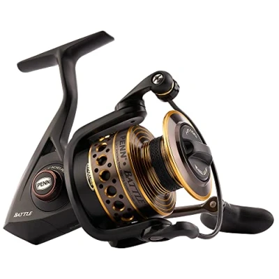 Imagen de PENN Battle Carrete de Pesca Giratorio, Negro, 3000