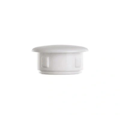 Imagen de Tapones para Orificios diámetro 15 mm Blanco (RAL 9010) Tapas 25 Piezas de la Cabeza 18 Orificio 1,5 cm EMFA®