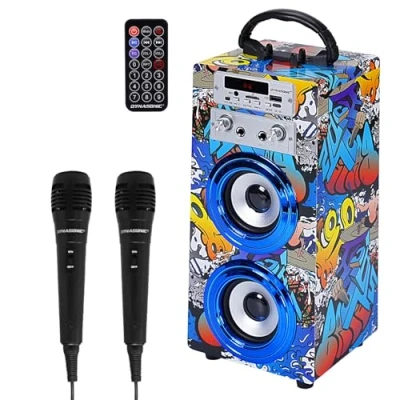 Imagen de DYNASONIC (3º Generación) Karaoke con microfono, Regalos originales para niños niña, Juguetes niña (Modelo 16)
