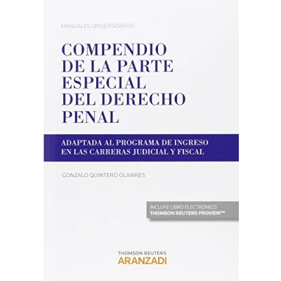 Imagen de Compendio de la Parte Especial del Derecho Penal: Adaptada al programa ingreso en las carreras judicial y fiscal (Manuales)