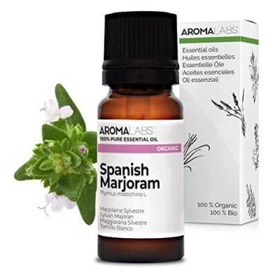 Imagen de BIO Aceite Esencial Tomillo Blanco 10mL 100% Puro, Natural, Quimiotipado y Certificado AB/Cosmos Certified Aroma Labs (Marca Francesa)