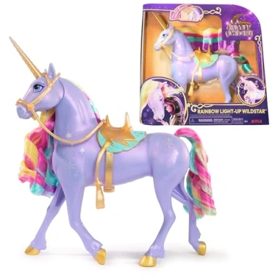 Imagen de UNICORN ACADEMY Figura Interactiva Unicornio Estrella &#039;Wildstar&#039; Academia con Luces, Sonidos y Música 6071157 Unicornios para Niñas Juguetes Niña 4 años + Regalo