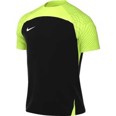 Imagen de NIKE Short Sleeve Soccer Jersey M Nk DF Strke III JSY SS, Black/Volt/Volt/White, DR0889 011, 2XL