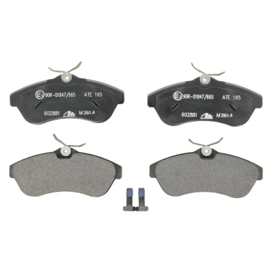 Imagen de ATE 13.0460 2881.2 Juego de pastillas freno excl. contacto avisador desgaste con tornillos pinza CITROËN: C2 Hatchback, C3 I Hatchback