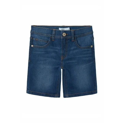 Imagen de Name it kids Nkmsilas Slim L Dnm Shorts 3339 is TB Short, Dark Azul Denim, 128 para Niños