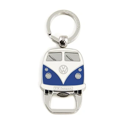 Imagen de BRISA VW Collection Llavero de Metal esmaltado con abridor Botellas T1 Camper Bus (Azul)