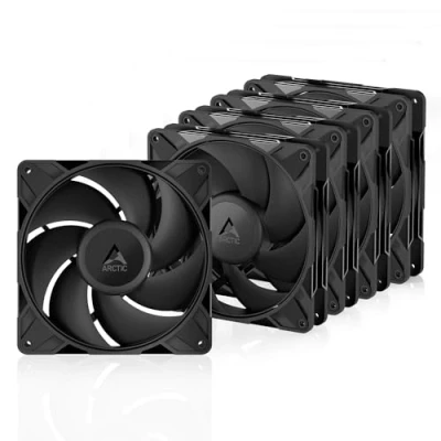 Imagen de ARCTIC P14 Pro PST (5 Piezas) Potente Ventilador de Caja PC Premium, Case Fan PWM 140 mm, Divisor Cable en Y, 4002500 rpm, 0 rpm