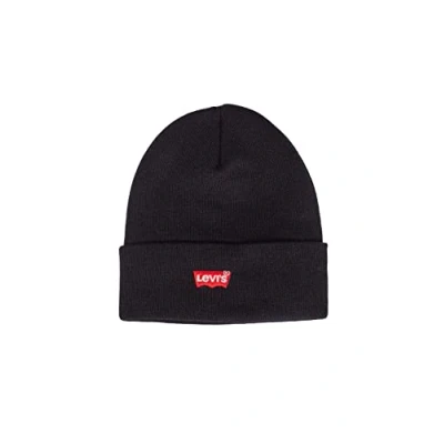 Imagen de Levi&#039;s Batwing Embroidered Slouchy Beanie Gorro, Talla: One Size, Regular grey