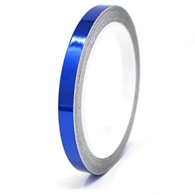Imagen de Finest Folia 8,5 metros tiras decorativas para coche moto barco modelismo rayas la artesanía manualidades (Azul cromado, 9mm)