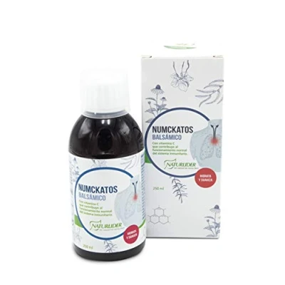 Imagen de Naturlider Numckatos Balsámico, Complemento Alimenticio a Base de Extracto Plantas, Manganeso, Vitamina C y Miel 250 ml