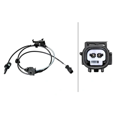 Imagen de HELLA 6PU 358 217 771 Sensor de ABS con pinza/grapa Hall 2polos 1138mm
