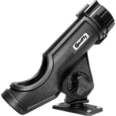 Imagen de Scotty Powerlock Portacañas, Negro, w/ 0244 Flush Deck Mount Cañero de pesca