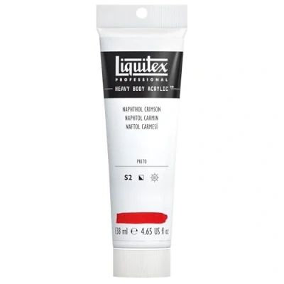 Imagen de Liquitex Heavy Body Tubo De Pintura Acrílica, 138 ml , Naftol Carmesí