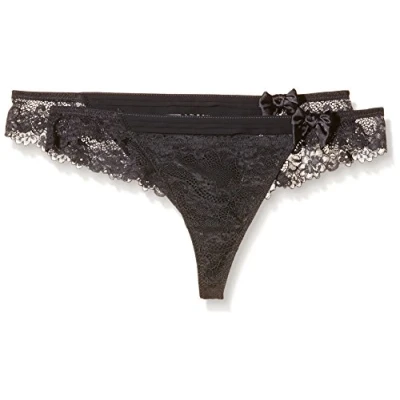 Imagen de Selene Carlat, Pack de 2 Tangas Para Mujer, Gris, L