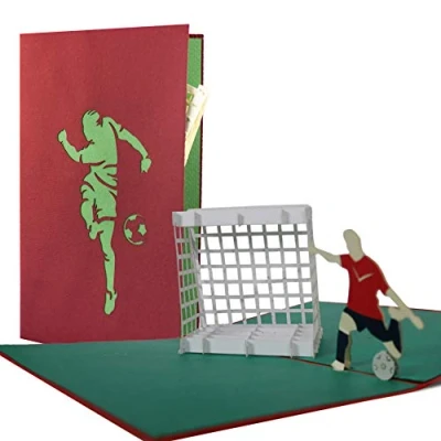 Imagen de Diese Klappkarten felicitacion cumpleaños para niños. Tarjeta cumpleaños, tarjetas futbol niño como invitaciones futbol. regalo, desplegables, H04