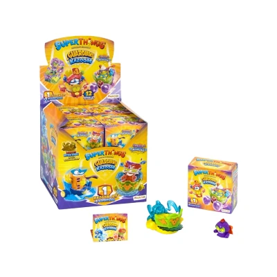 Imagen de Pack Merchandising MagicBox SuperThings: Guradians of Kazoom, Kazoom Jet, 6 Modelos diferentes, Plástico, Multicolor