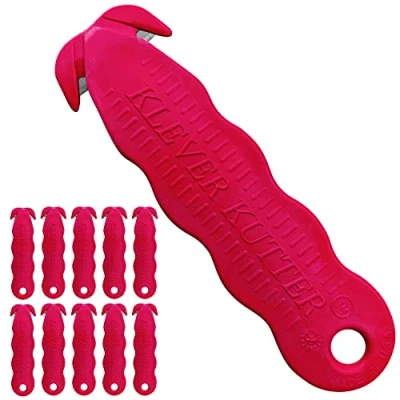 Imagen de Klever Kutter Red Cortador de seguridad desechable (10 unidades)